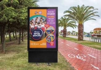 Mavişehir SK & Uğur Okulları Outdoor Reklam Tasarımı